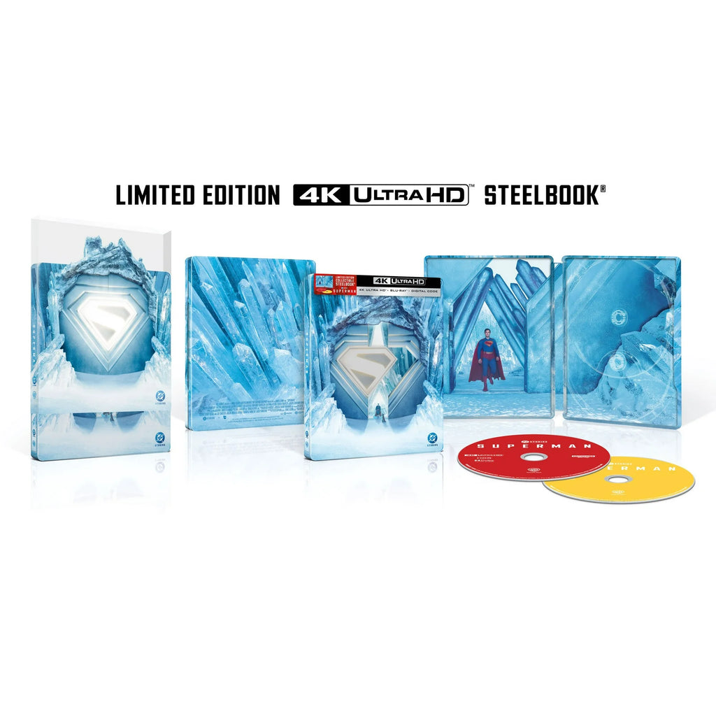 Superman (2025) Steelbook 4K Ultra HD + Blu-ray + Version numérique 4K