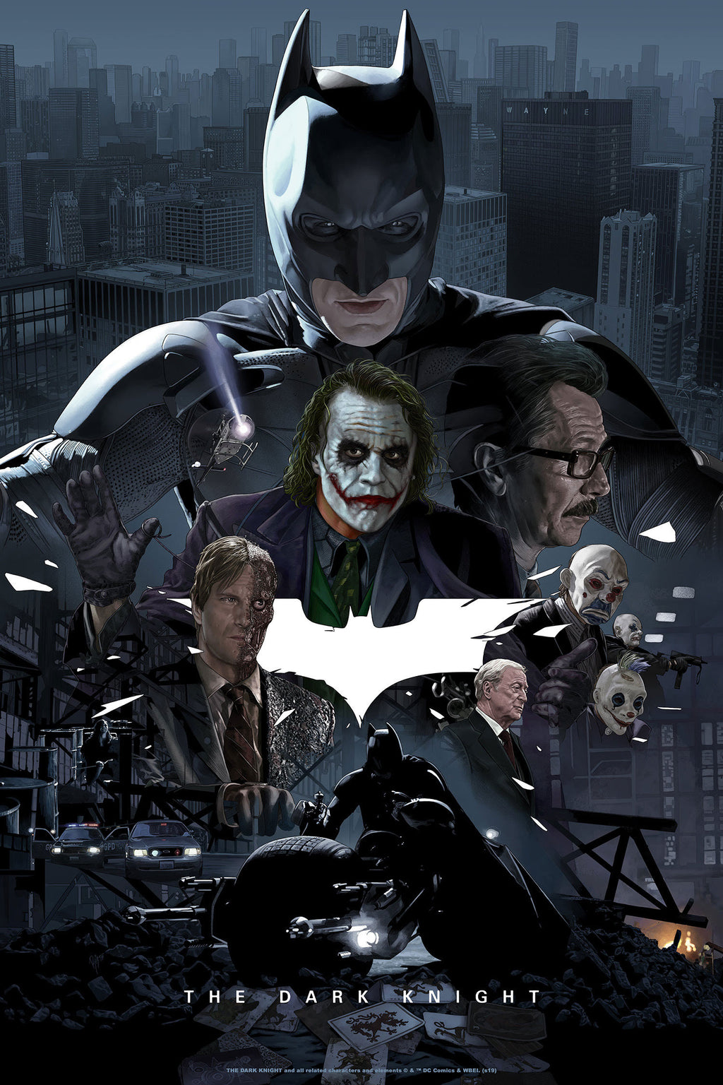 The Dark Knight - Ruiz Burgos (2019) Giclée