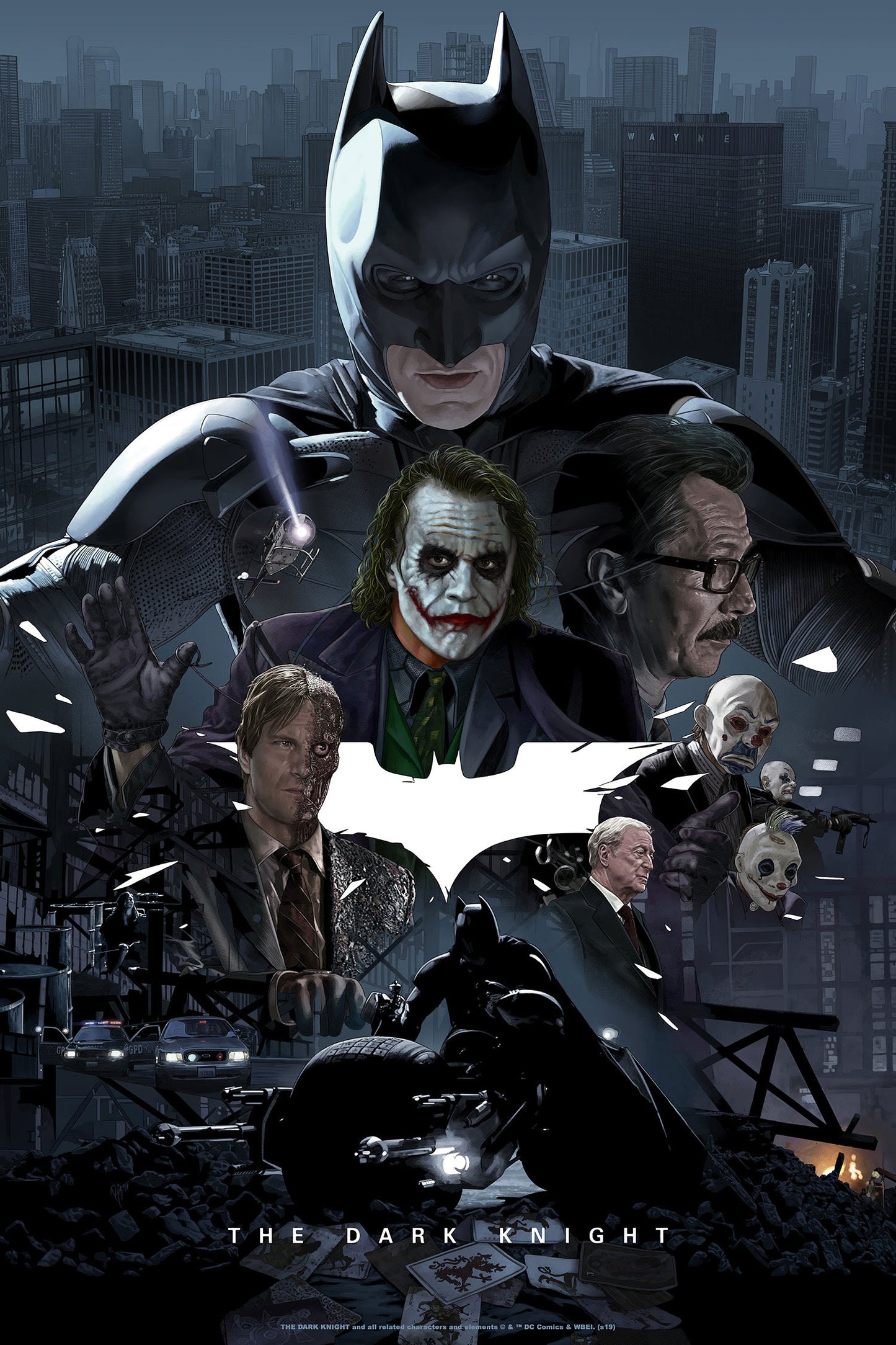 The Dark Knight - Ruiz Burgos (2019) Giclee