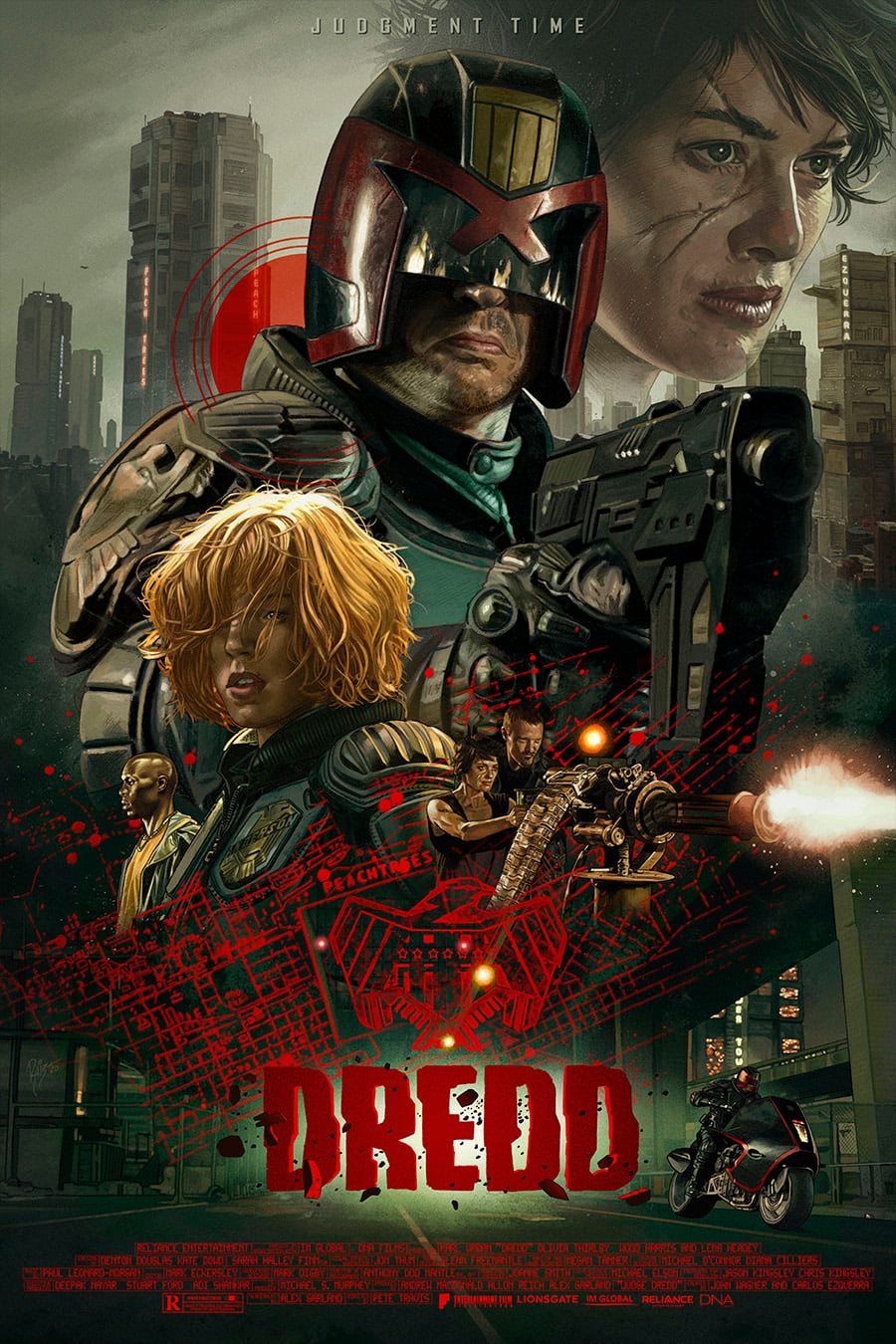 Dredd - Ruiz Burgos (2021) Screen Print