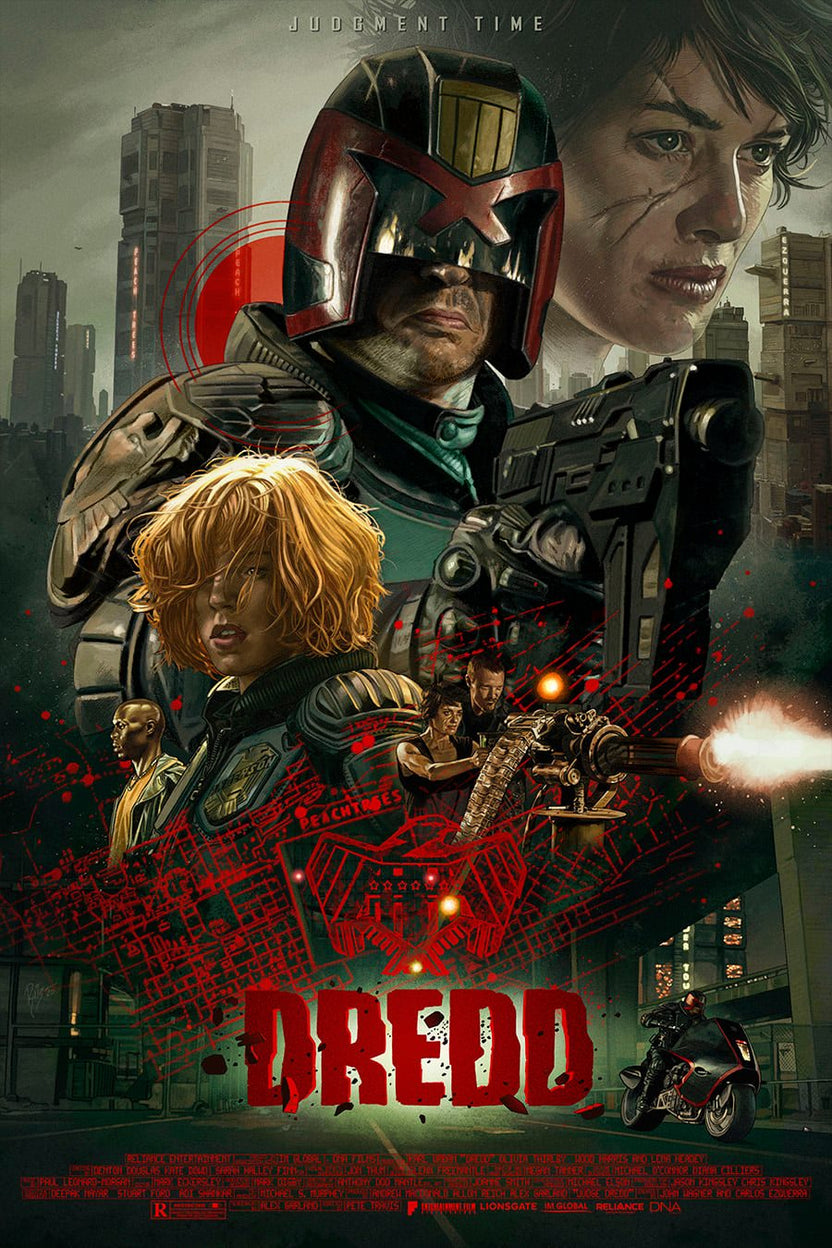 Dredd - Ruiz Burgos (2021) Screen Print – bluraylifestore