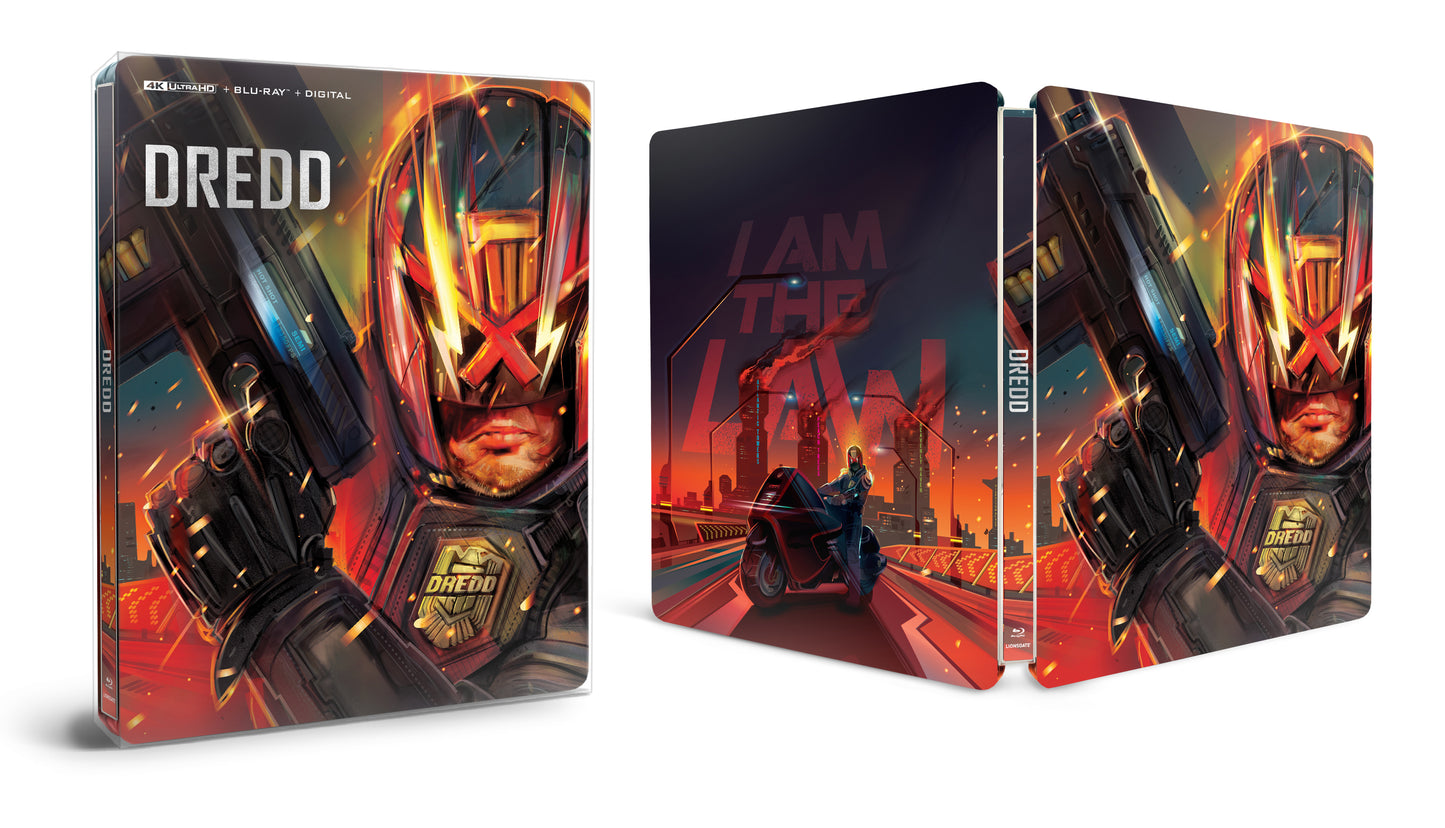 Dredd (2012) Steelbook 4K UHD Blu-Ray+Blu-Ray+Digital Best Buy Exclusive