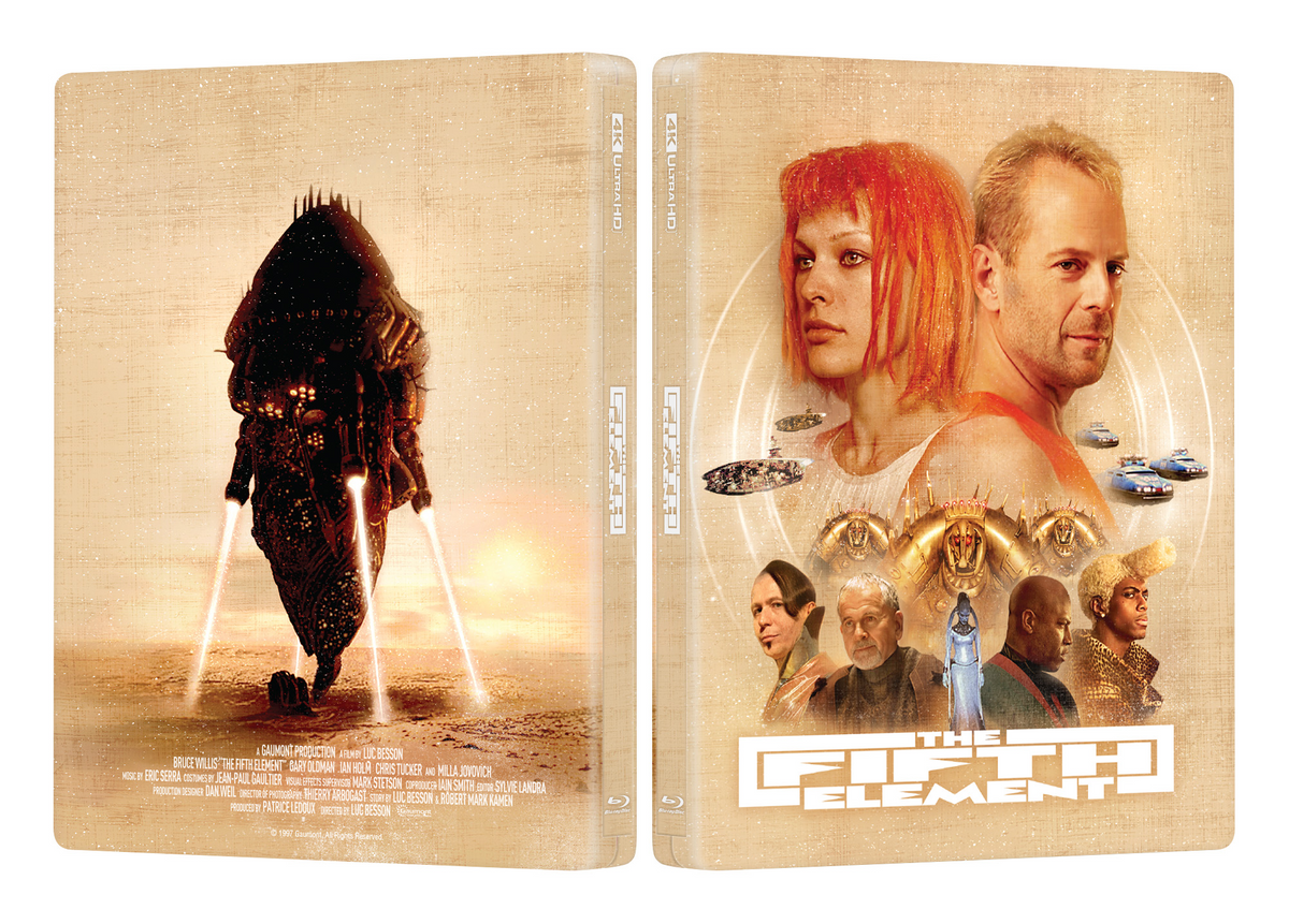 Ray Fifth Element The Fifth Element 4K Blu-ray Steelbook Manta Lab Exclusive ME#78 Doubl ...