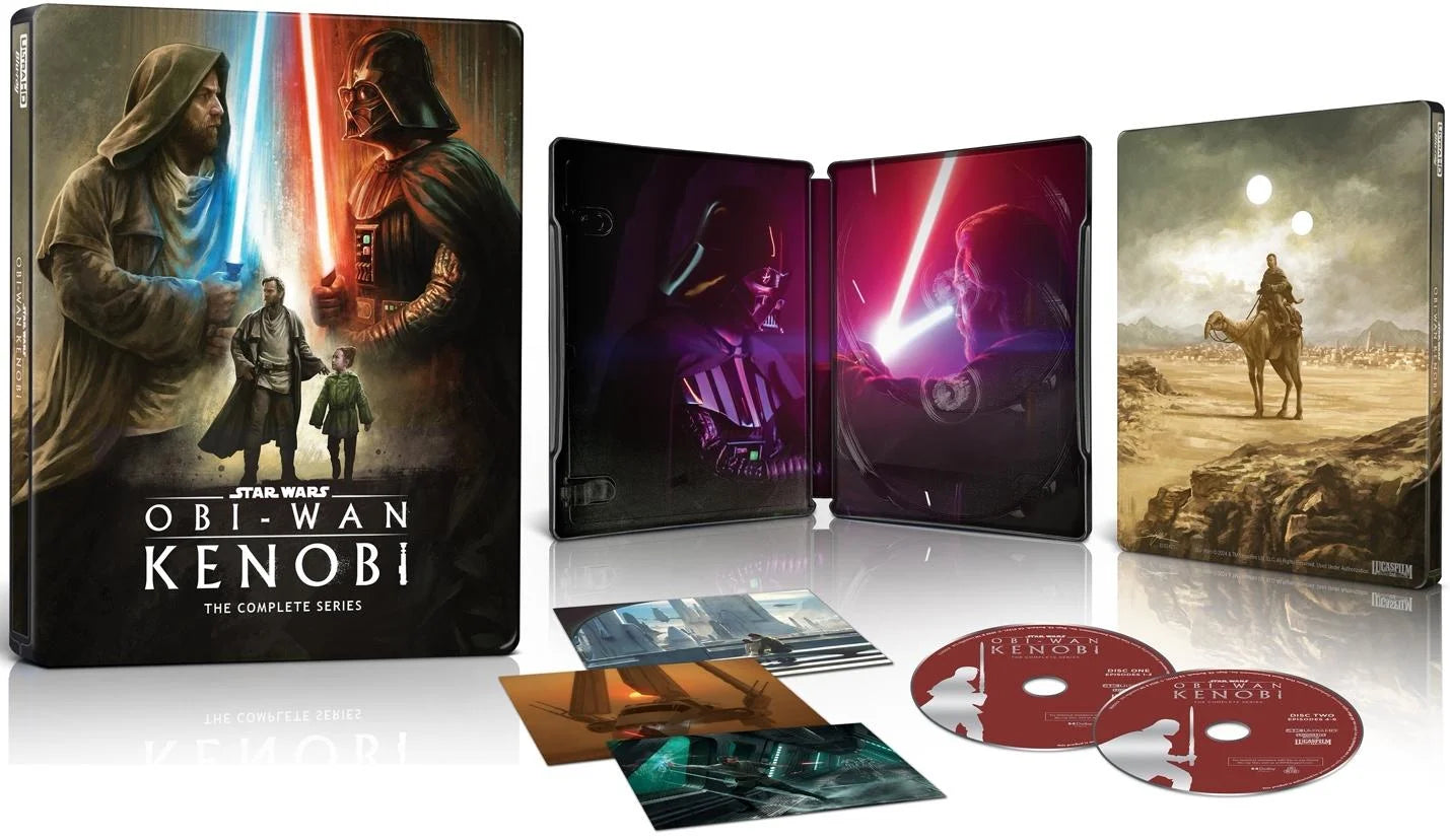 Coffret Steelbook 4K UHD Moon Knight Saison 1, The Falcon and the Winter Soldier Saison 1, Obi-Wan Kenobi Saison 1 et Andor Saison 1 - Précommande