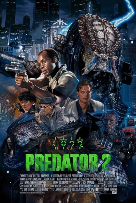 Predator 2 - Ruiz Burgos (2021) Screen Print