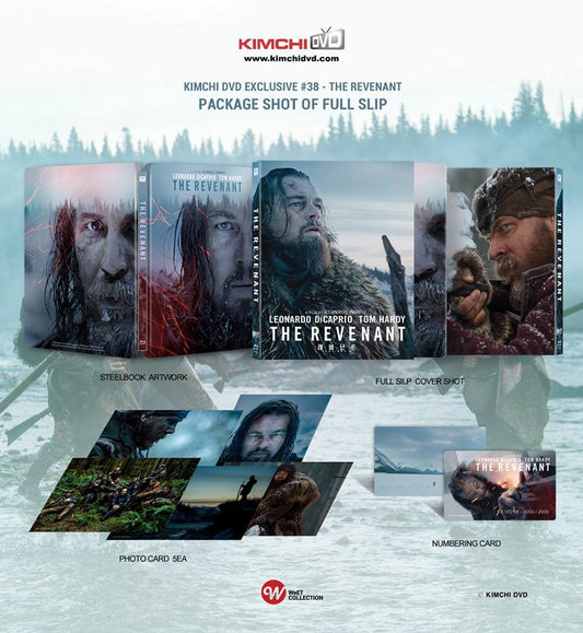 The Revenant Blu-ray Steelbook KimchiDVD Exclusive #38 Full Slip