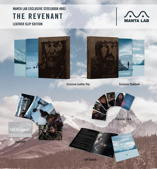 The Revenant Blu-ray Steelbook Manta Lab Exclusive ME#2 Leather Full Slip
