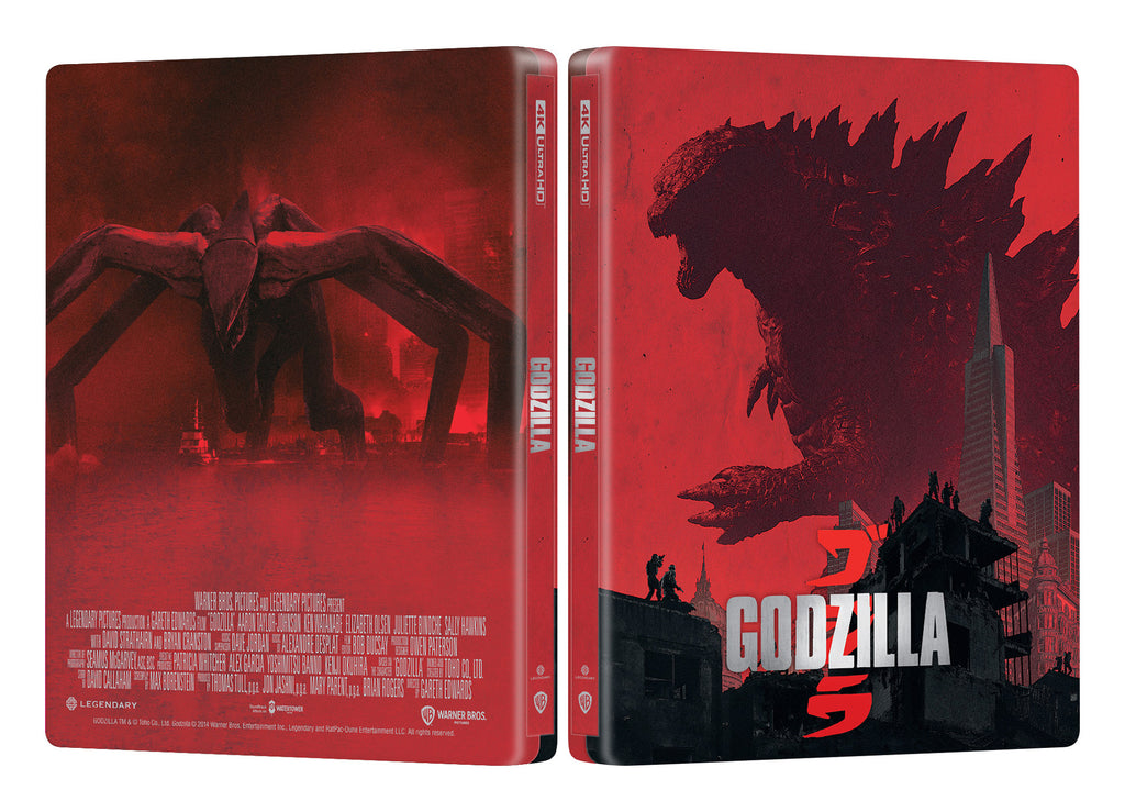 Godzilla 4K Blu-ray Steelbook Manta Lab Exclusive ME#42 Double Lenticular Full Slip B