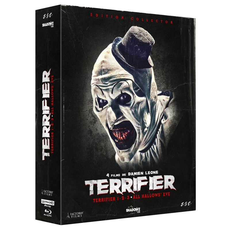 Trilogie Terrifier (4K UHD + Blu-ray 2D) Édition Collector Steelbook