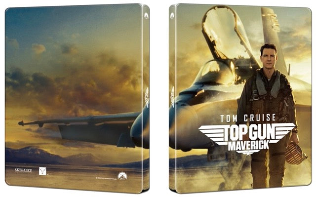 Top Gun: Maverick 4K Blu-ray Steelbook Harrison & Company HDN GB Pre-Order Full Slip