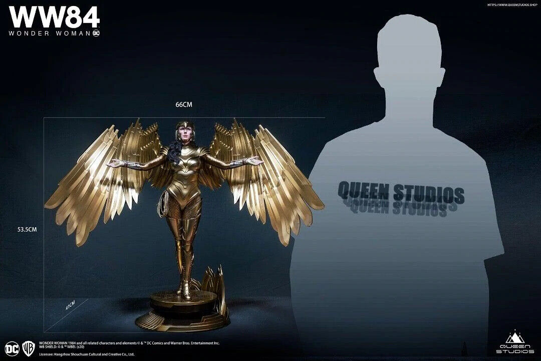 Queen Studios Wonder Woman WW84 (Premium Edition) 1:4 Scale Statue (Two Portraits)