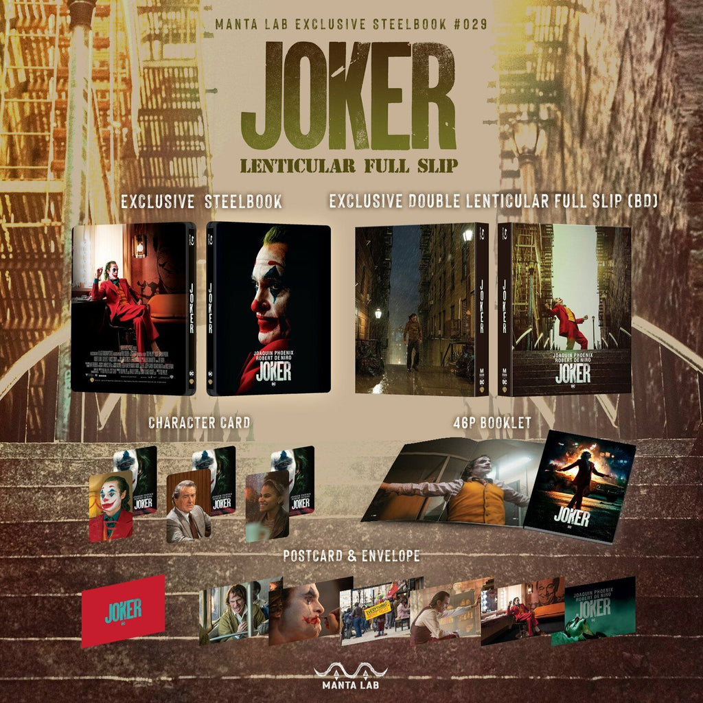 Coffret Steelbook Blu-ray 4K Joker Manta Lab Exclusive ME#29 One Click