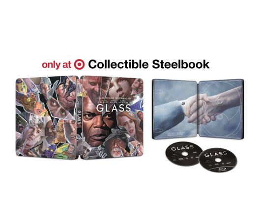 Glass - Target Exclusive Steelbook Blu-Ray + Digital Featuring Alex Ross Art