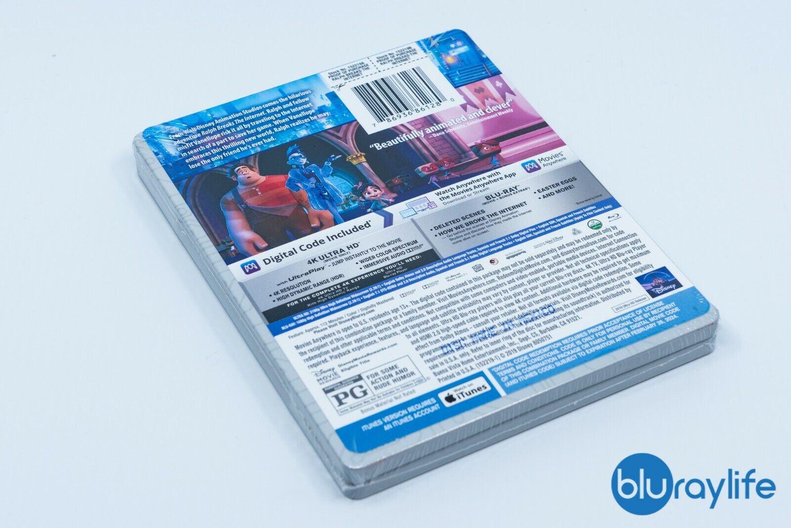 Ralph 2.0 Blu-ray 4K Steelbook + Digital (Exclusivité Best Buy)