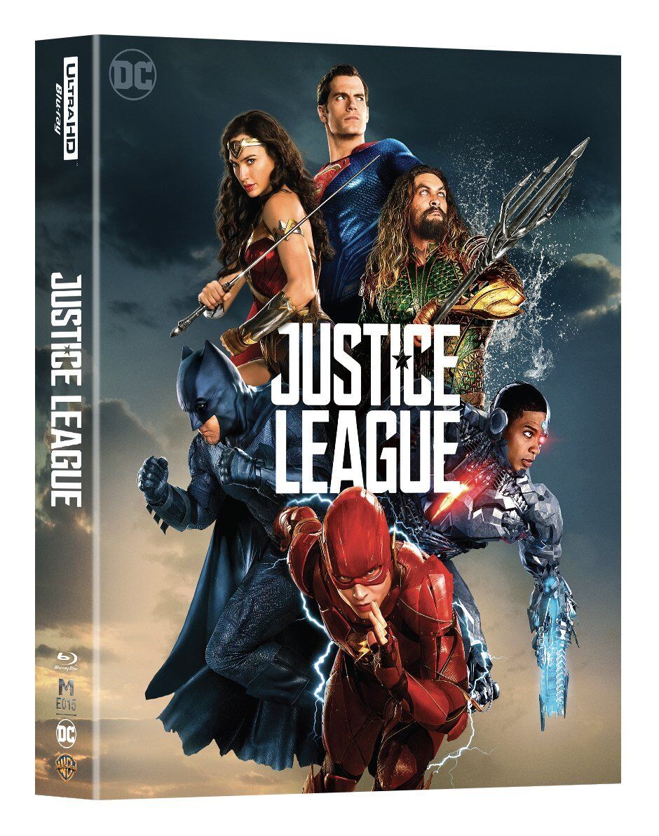 Coffret Steelbook 4K+3D Blu-ray Justice League, édition exclusive Manta Lab ME#15, disponible en un clic *NUMÉRO BAS #007*