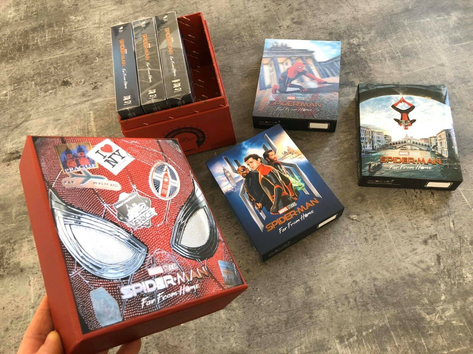 Spider-Man : Far from Home 4K+3D+2D Blu-ray Steelbook Collection Filmarena n° 128 E4 Coffret Collector Maniac