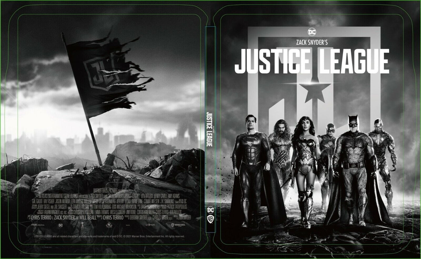 Zack Snyder's Justice League 4K+2D Blu-ray Steelbook HDzeta Exclusive Gold Label One Click Box Set