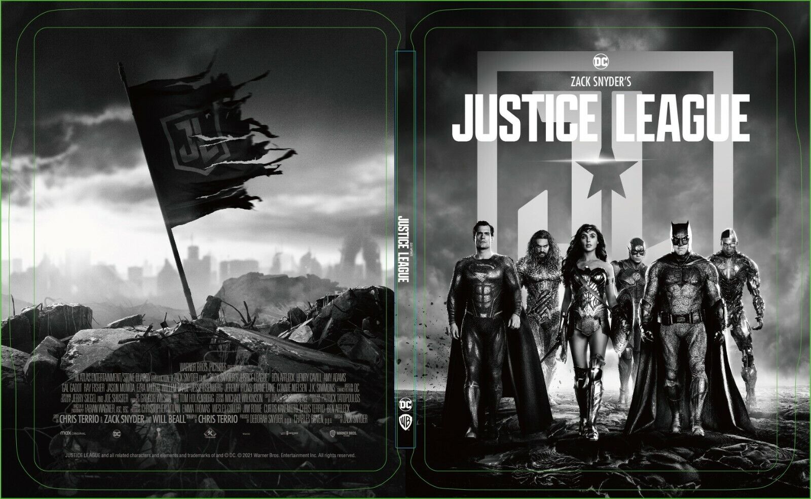 Coffret Steelbook Blu-ray 4K+2D HDzeta exclusif Gold Label One Click de la Ligue des Justiciers de Zack Snyder