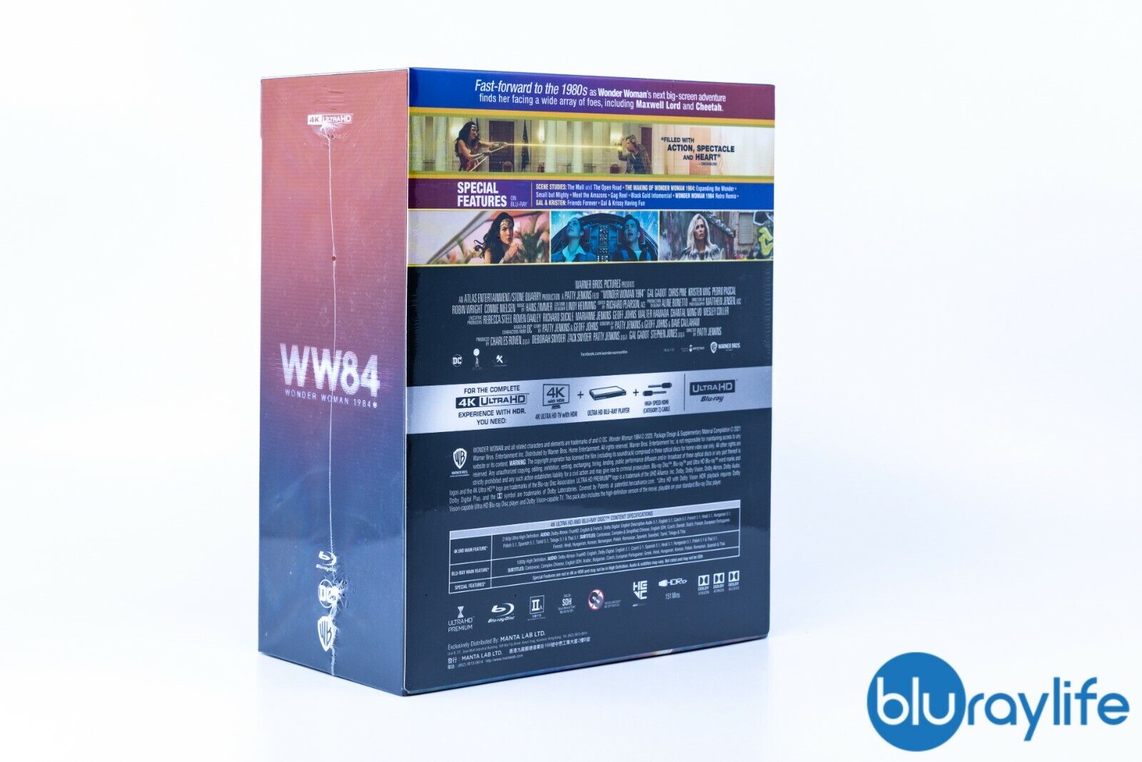 Coffret Steelbook Blu-ray 4K Wonder Woman 1984 Manta Lab Exclusive ME#38 (disponible en un clic)