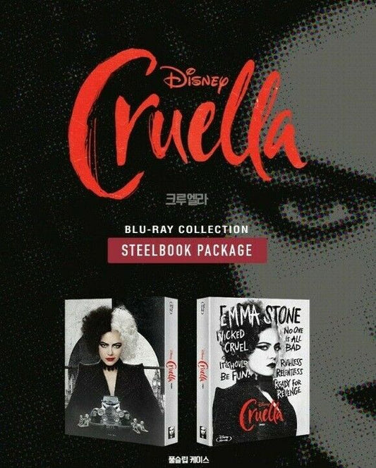 Cruella Blu-ray Steelbook SM Life Design Exclusive Full Slip