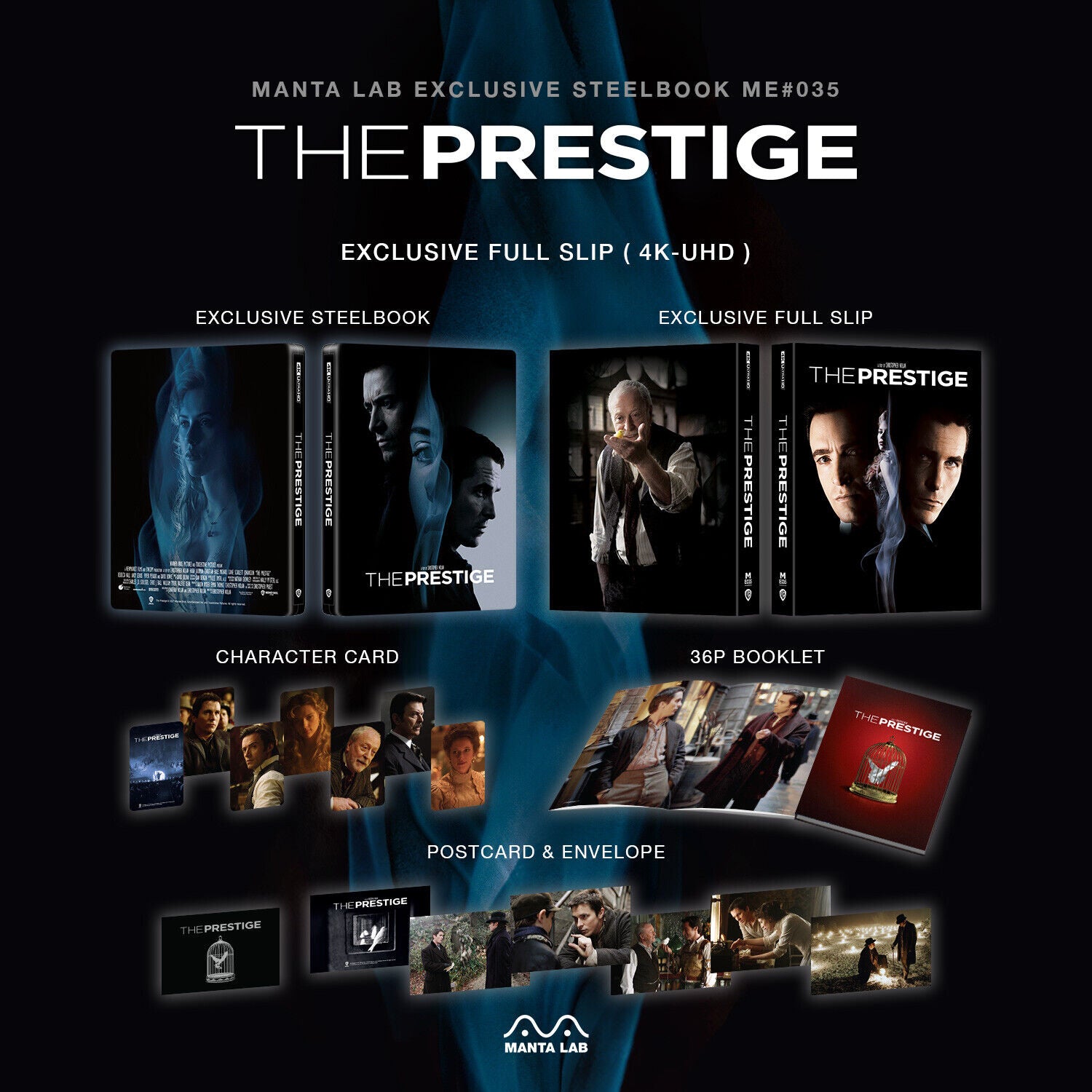 Coffret Steelbook Prestige 4K Blu-ray Manta Lab Exclusive ME#35 One Click