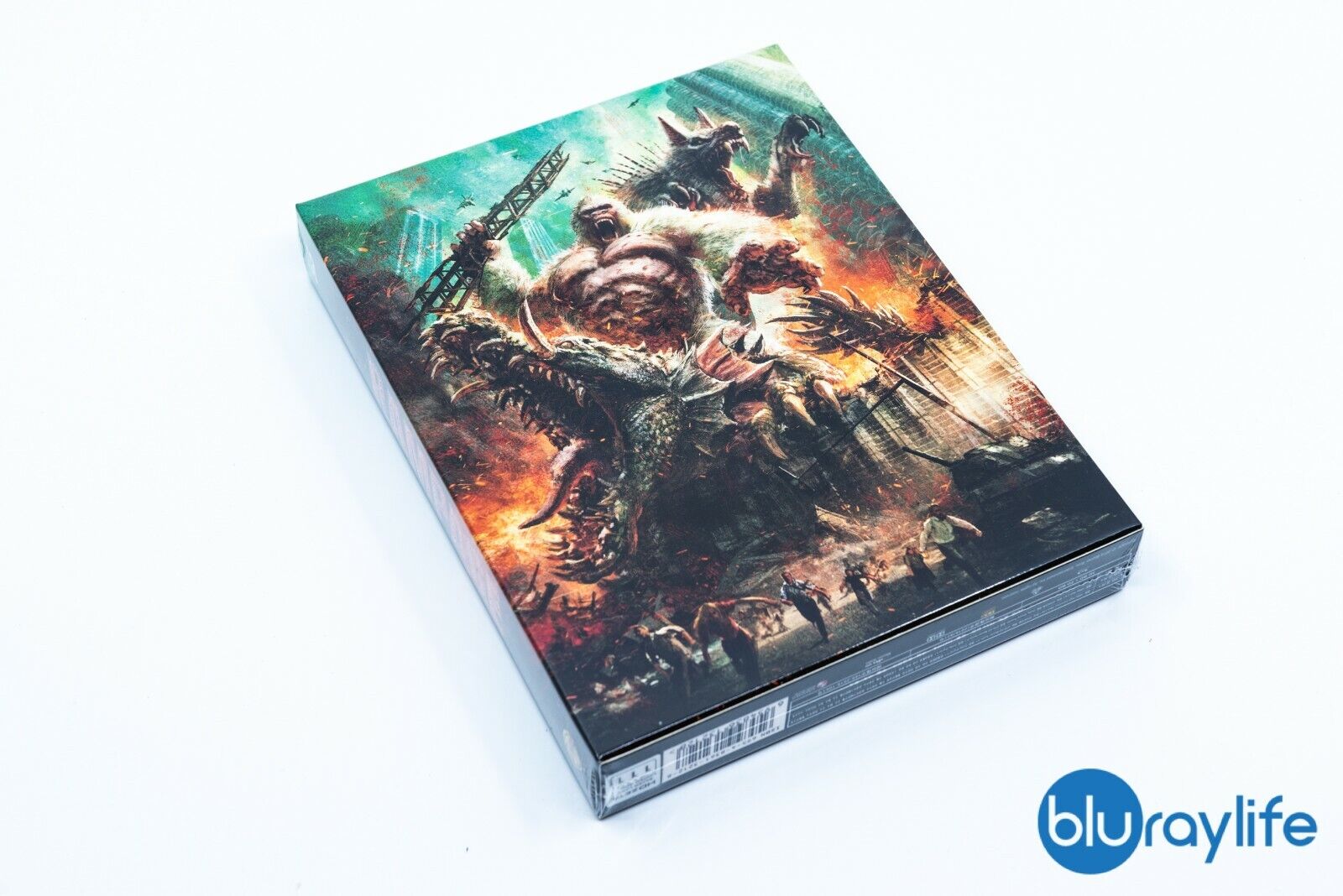 Édition Steelbook Steelbook lenticulaire HDzeta argentée pour le Blu-ray Rampage 3D+2D