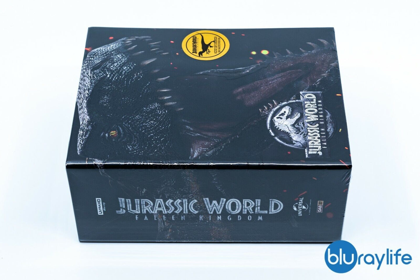 Jurassic World: Fallen Kingdom 4K+3D+2D  Blu-ray Steelbook Blufans OAB #37 One Click Box Set