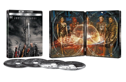 Zack Snyder's Justice League 4K Blu-ray SteelBook Best Buy Exclusive