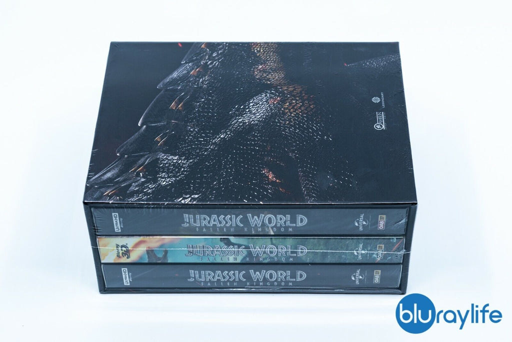 Jurassic World : Fallen Kingdom 4K+3D+2D Blu-ray Steelbook Blufans OAB #37 Coffret One Click