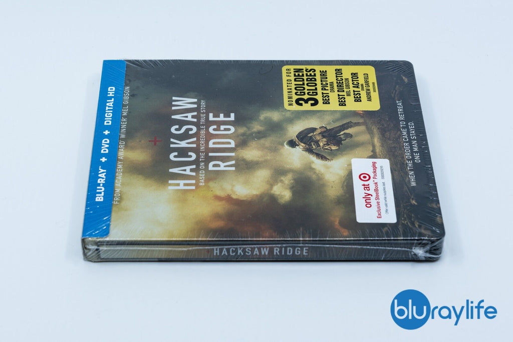 Hacksaw Ridge - Édition Steelbook exclusive Target Blu-ray + DVD + Numérique