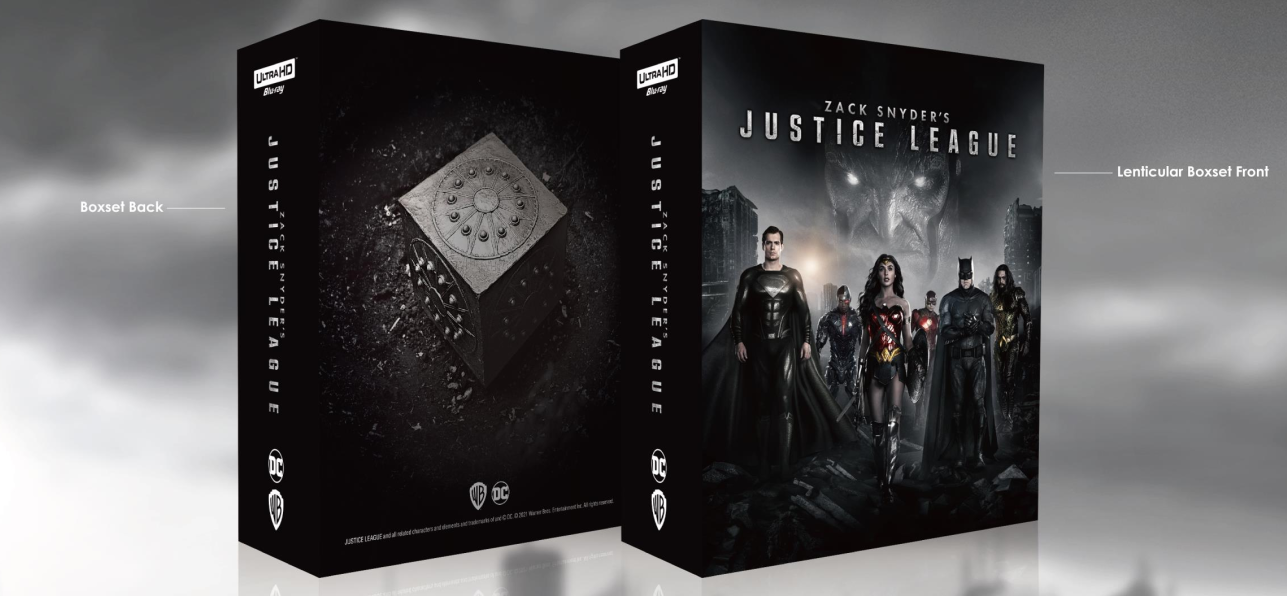 Zack Snyder's Justice League 4K+2D Blu-ray Steelbook HDzeta Exclusive Gold Label One Click Box Set
