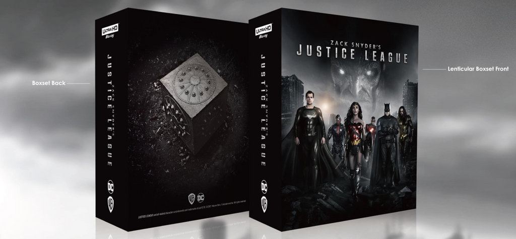 Coffret Steelbook Blu-ray 4K+2D HDzeta exclusif Gold Label One Click de la Ligue des Justiciers de Zack Snyder