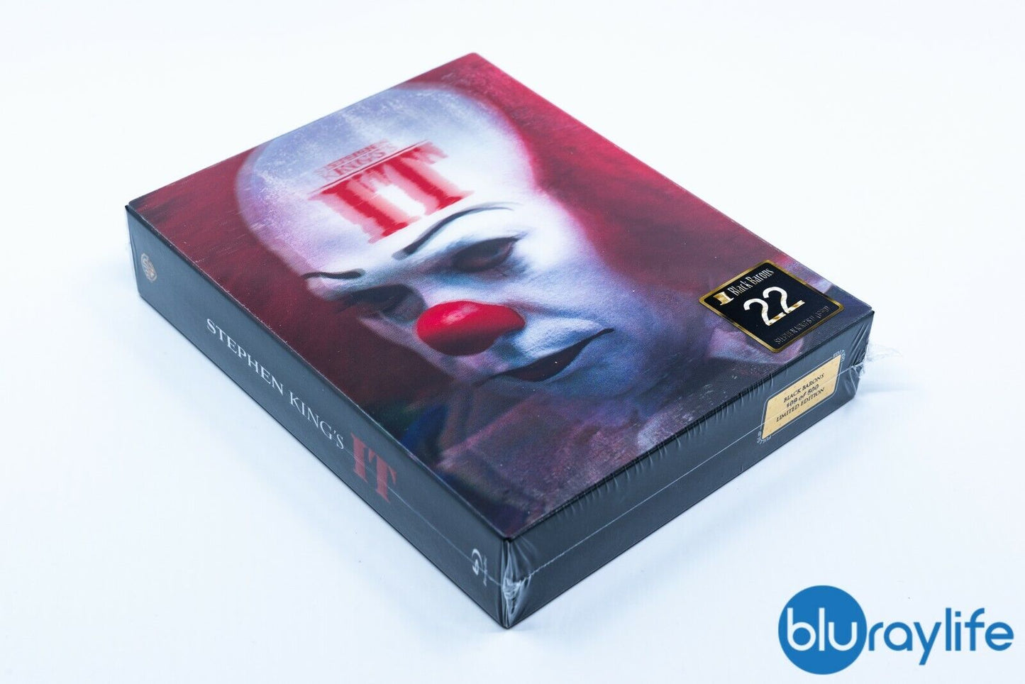 IT (1990) Blu-ray Steelbook Black Barons #22 Lenticular XL Full Slip