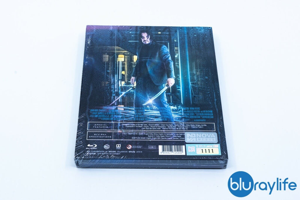 John Wick: Chapter 3 Parabellum Blu-ray Steelbook Novamedia Exclusive #25 Lenticular Slip