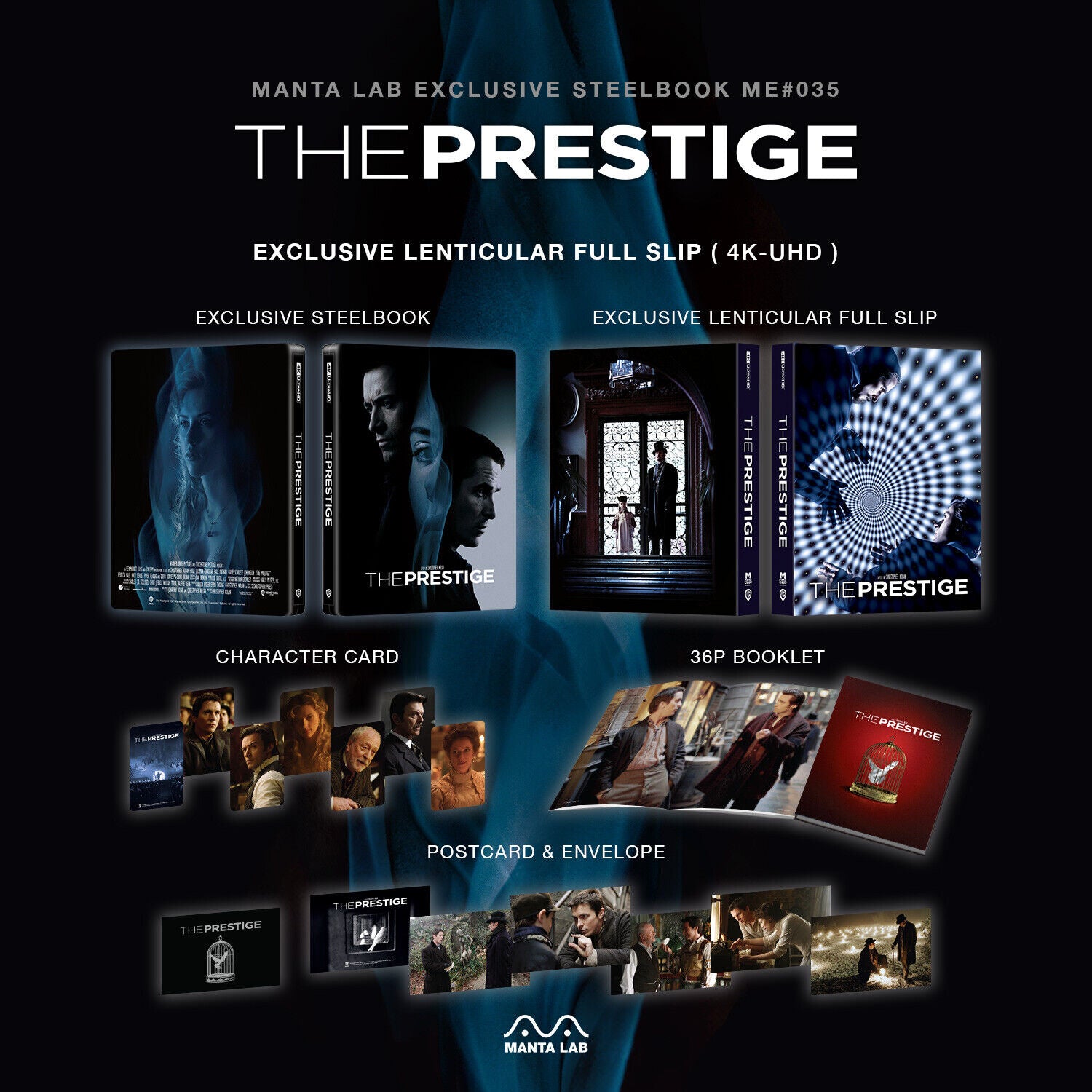 Coffret Steelbook Prestige 4K Blu-ray Manta Lab Exclusive ME#35 One Click