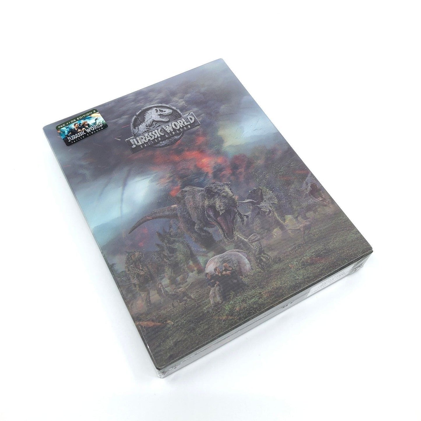 Jurassic World: Fallen Kingdom 3D+2D  Blu-ray Steelbook Filmarena Collection #106 E2 Lenticular Full Slip