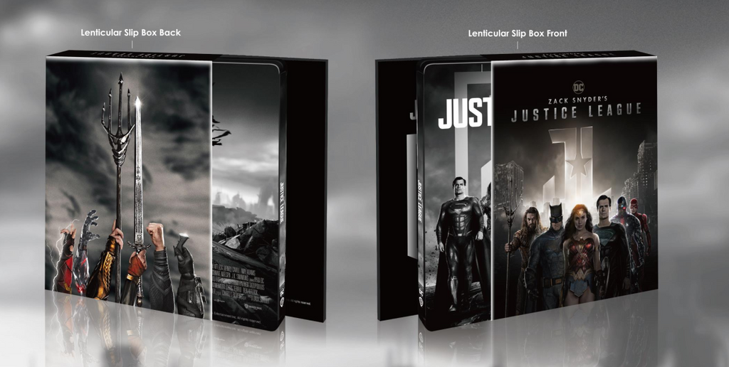 Coffret Steelbook Blu-ray 4K+2D HDzeta exclusif Gold Label One Click de la Ligue des Justiciers de Zack Snyder