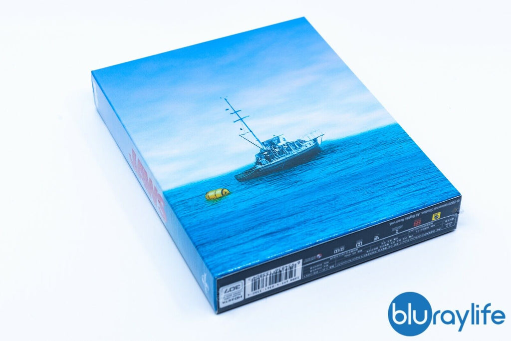 Les Dents de la Mer 4K Blu-ray SteelBook Lenticulaire Fourreau Intégral HDzeta Étiquette Argent