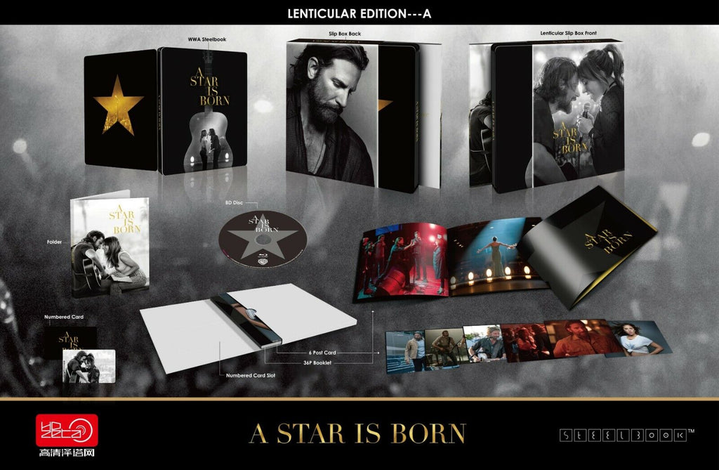 A Star is Born Blu-ray SteelBook HDZeta Silver Label Coffret