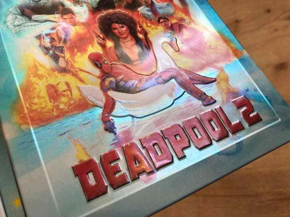 Deadpool 2 4K Blu-ray Steelbook Filmarena Collection #107  E5A Quarter Slip