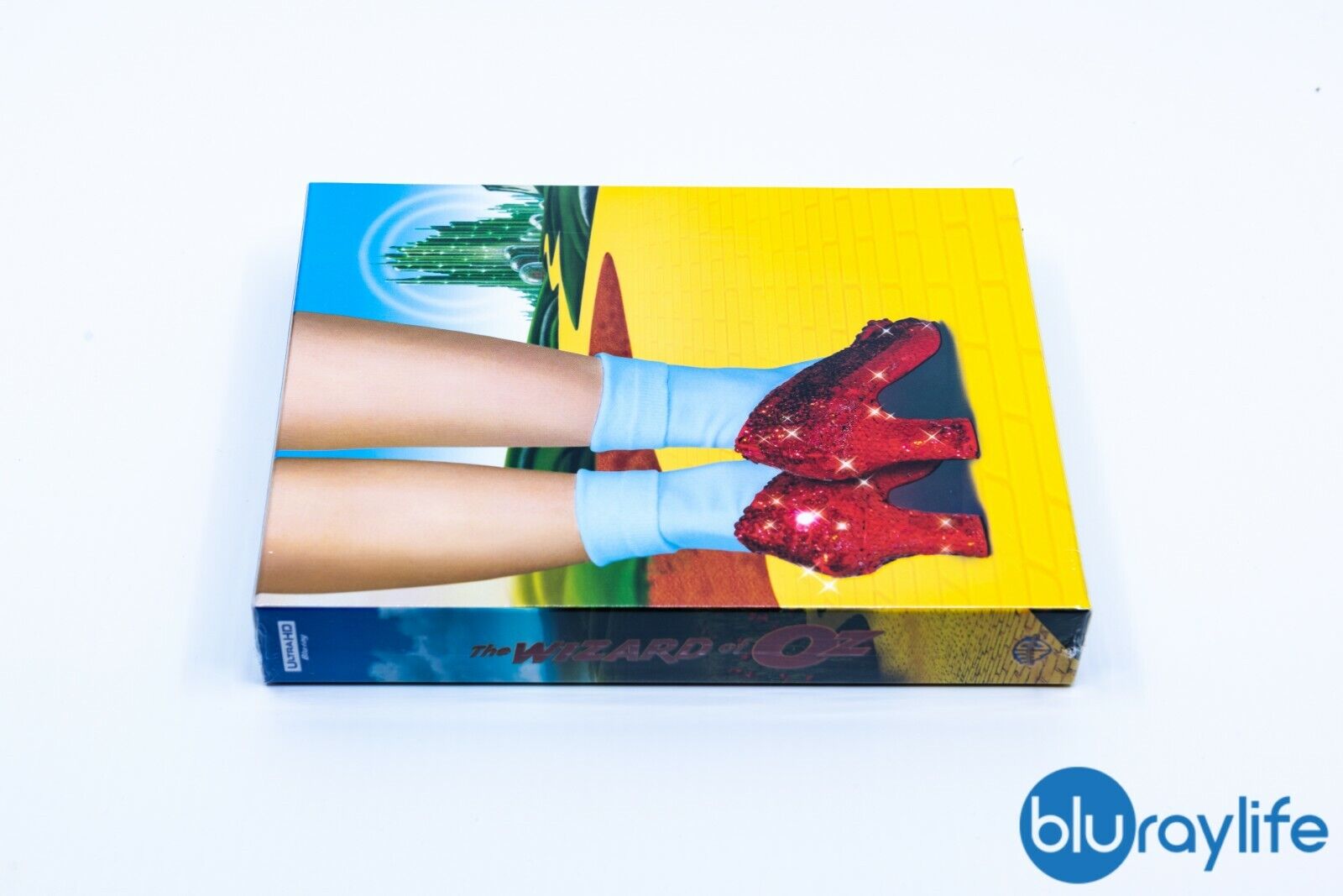 Le Magicien d'Oz 4K Blu-ray Steelbook Lenticulaire Fourreau Intégral HDzeta Étiquette Argentée