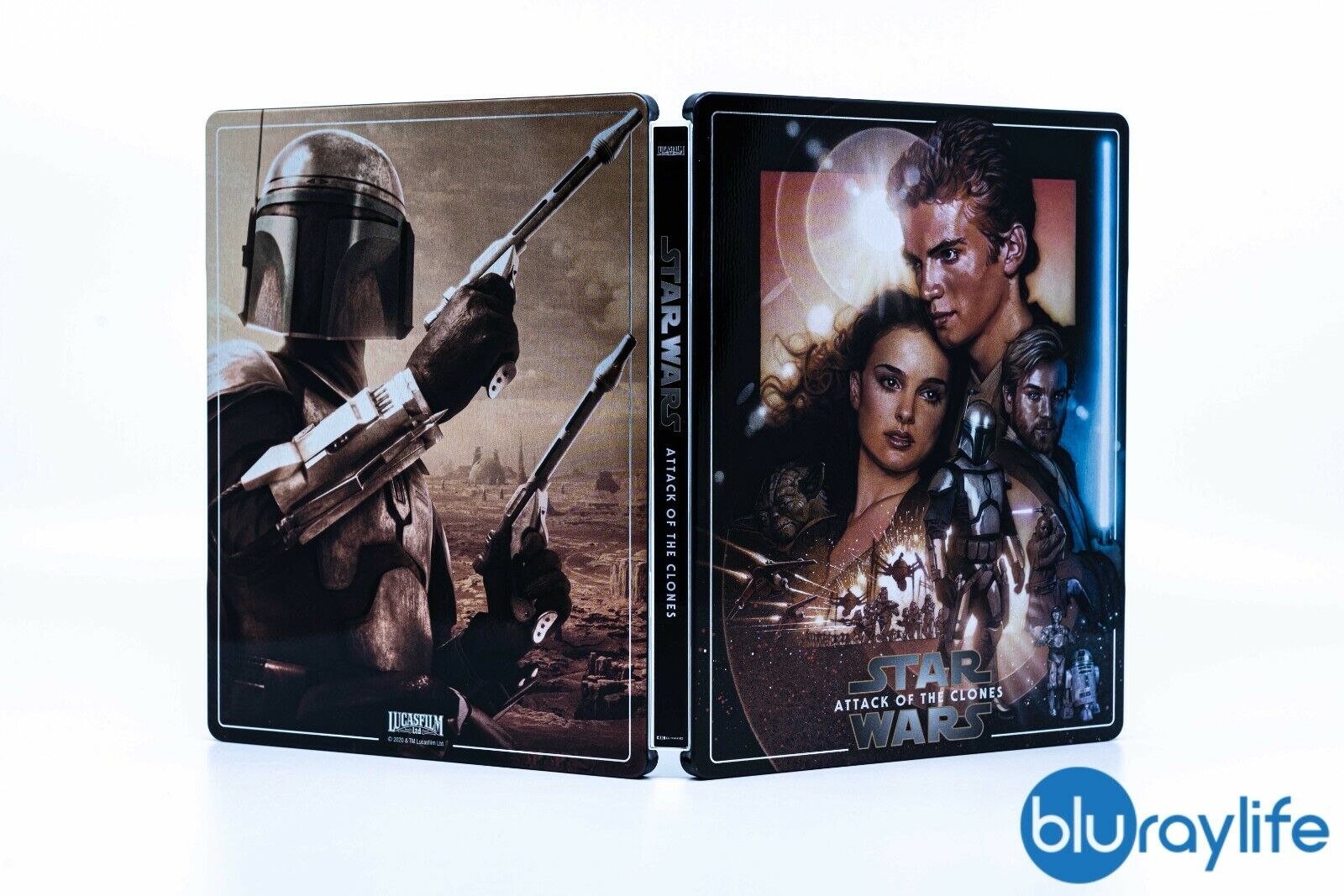 Star Wars : Épisode II - L'Attaque des clones (2002) Blu-ray 4K Steelbook, édition exclusive Zavvi