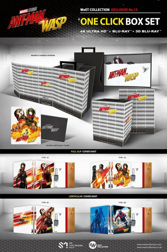 Ant-Man and the Wasp 4K+2D Steelbook WeET Collection Exclusive #13 One Click Box Set