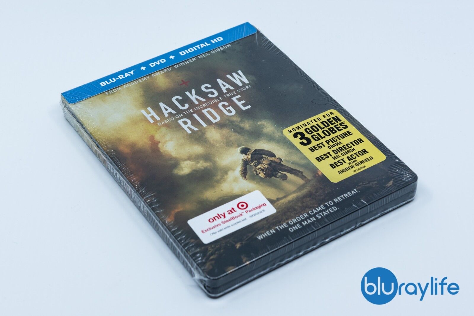 Hacksaw Ridge - Édition Steelbook exclusive Target Blu-ray + DVD + Numérique
