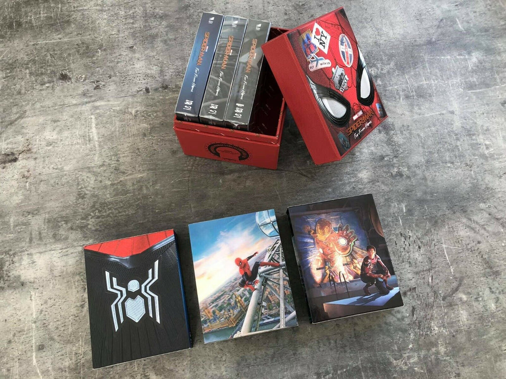 Spider-Man : Far from Home 4K+3D+2D Blu-ray Steelbook Collection Filmarena n° 128 E4 Coffret Collector Maniac