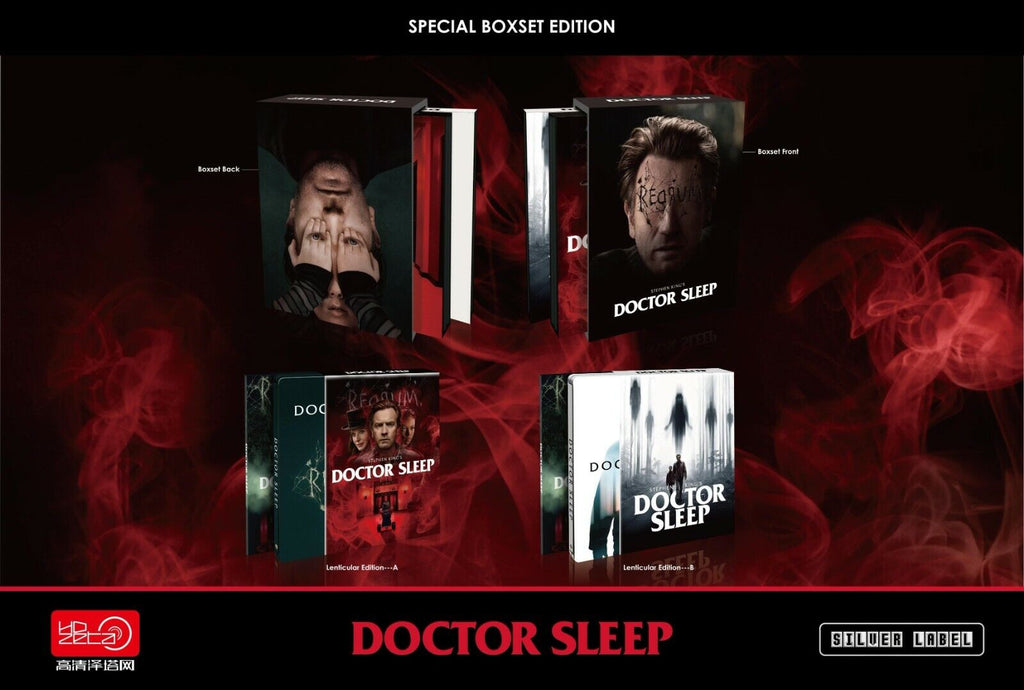 Coffret Steelbook Doctor Sleep One Click, édition limitée HDzeta, étiquette argentée