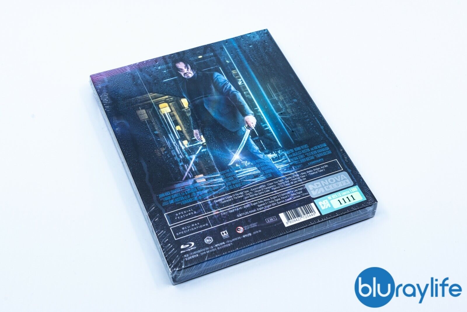 John Wick: Chapter 3 Parabellum Blu-ray Steelbook Novamedia Exclusive #25 Lenticular Slip