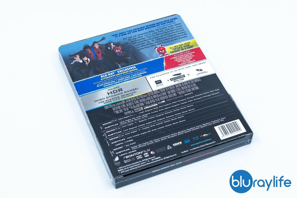 Spider-Man: Into the Spider-Verse 4K+3D+2D Blu-Ray Steelbook + Resin Magnet Filmarena Limited Edition