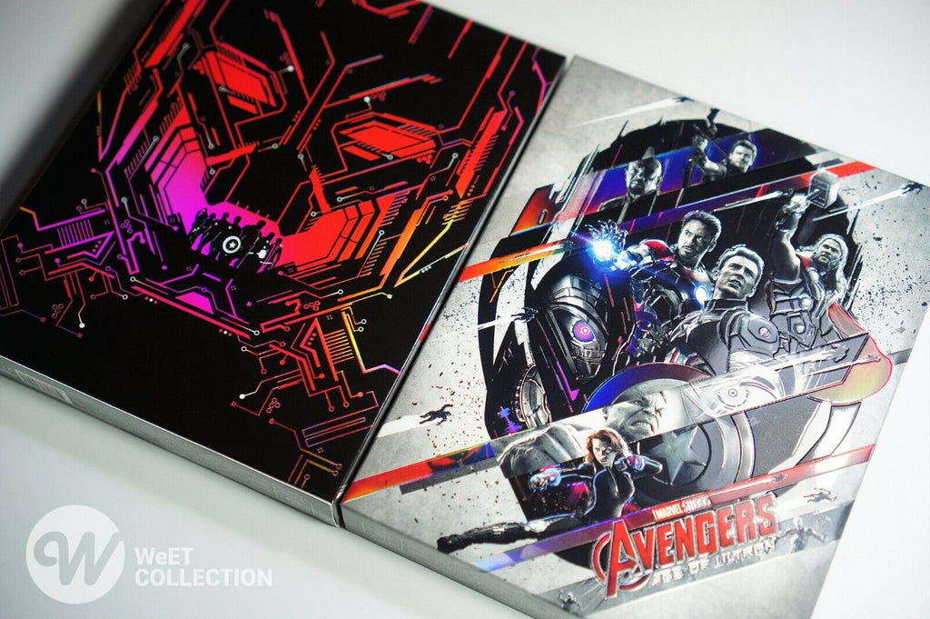 Avengers : L'Ère d'Ultron Blu-ray SteelBook 4K+2D+3D Collection WeET Exclusive #15 Coffret One Click