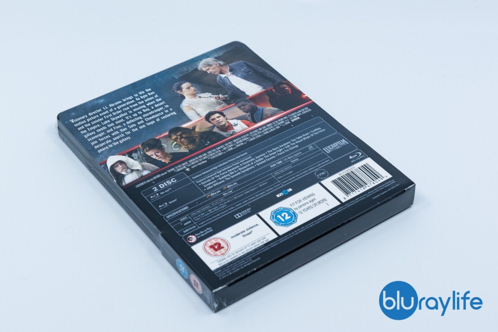 Star Wars : Le Réveil de la Force Blu-ray Steelbook Épisode VII Édition exclusive Zavvi